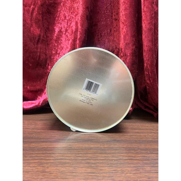 Vintage Kitchen Tea Tin Bluebird In Flower Bush Tin Box Company of America 1987 - Picture 7 of 8